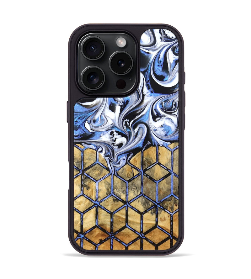 iPhone 16 Pro Wood Phone Case - Lorie (Pattern, 825325)