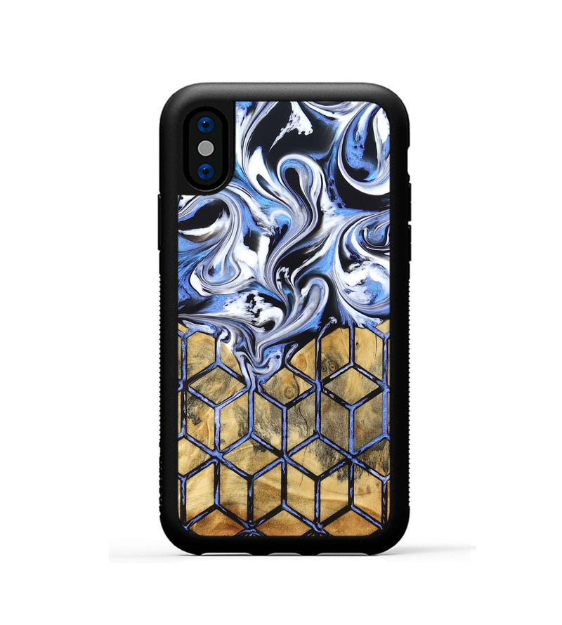 iPhone Xs Wood Phone Case - Lorie (Pattern, 825325)