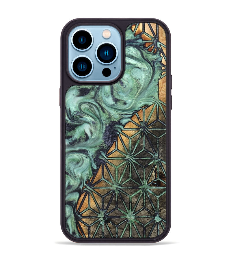 iPhone 14 Pro Max Wood Phone Case - Merry (Pattern, 825326)