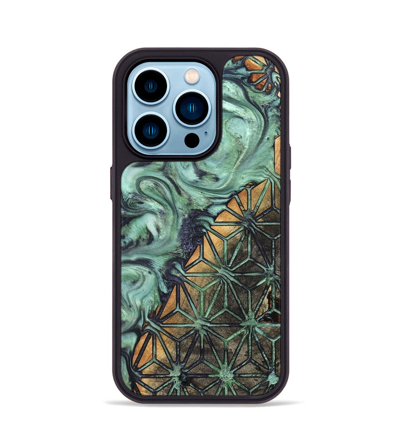 iPhone 14 Pro Wood Phone Case - Merry (Pattern, 825326)