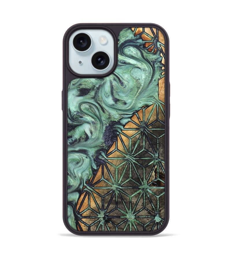 iPhone 15 Wood Phone Case - Merry (Pattern, 825326)