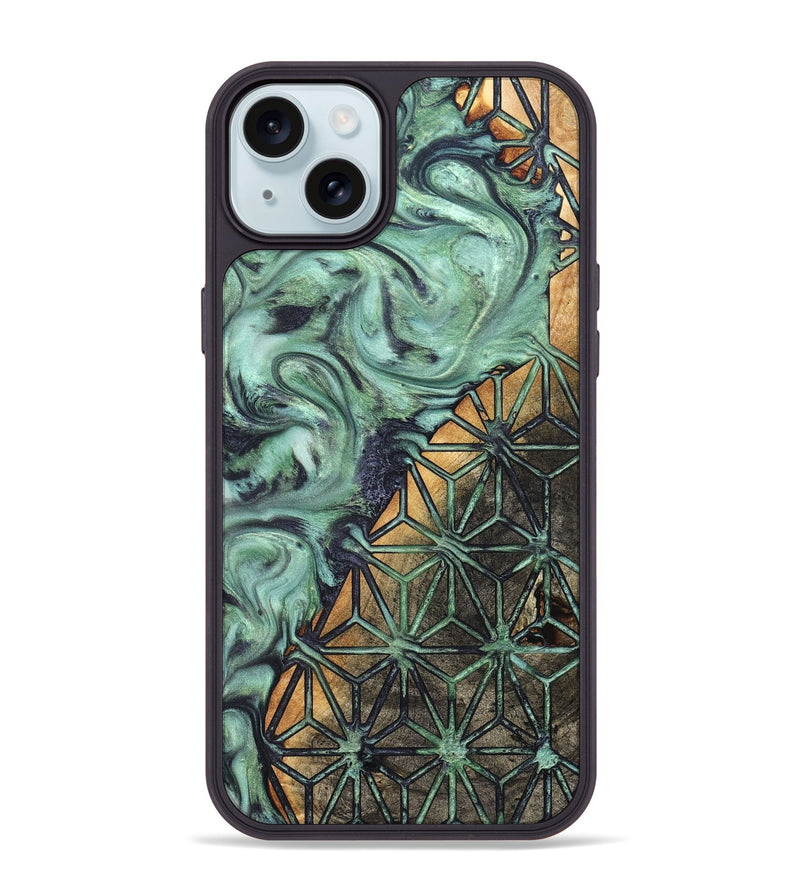 iPhone 15 Plus Wood Phone Case - Merry (Pattern, 825326)