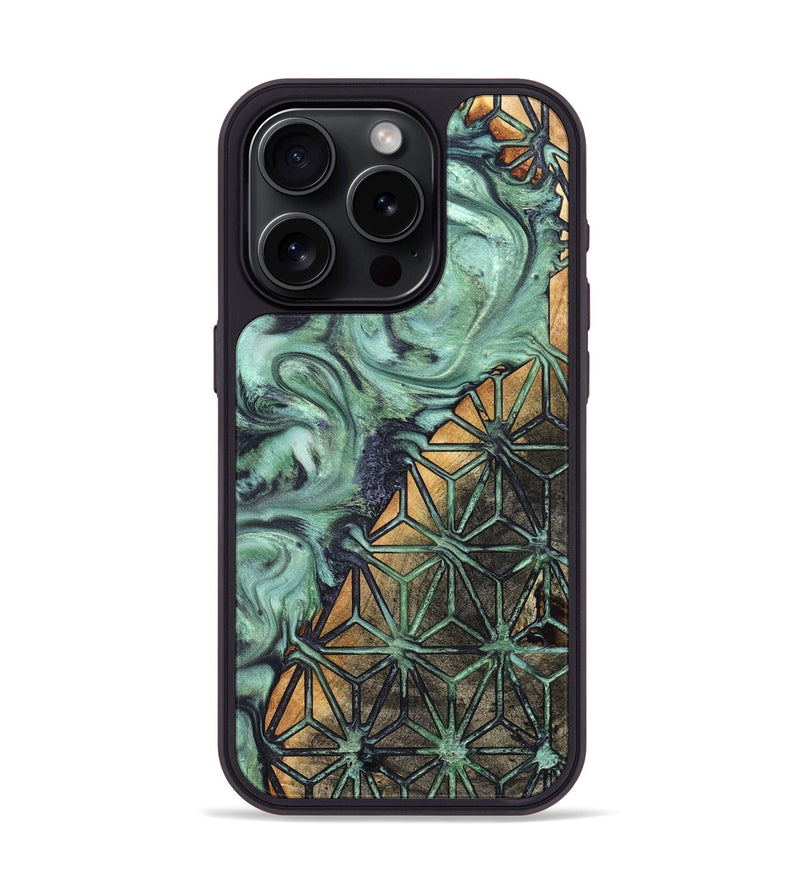 iPhone 15 Pro Wood Phone Case - Merry (Pattern, 825326)