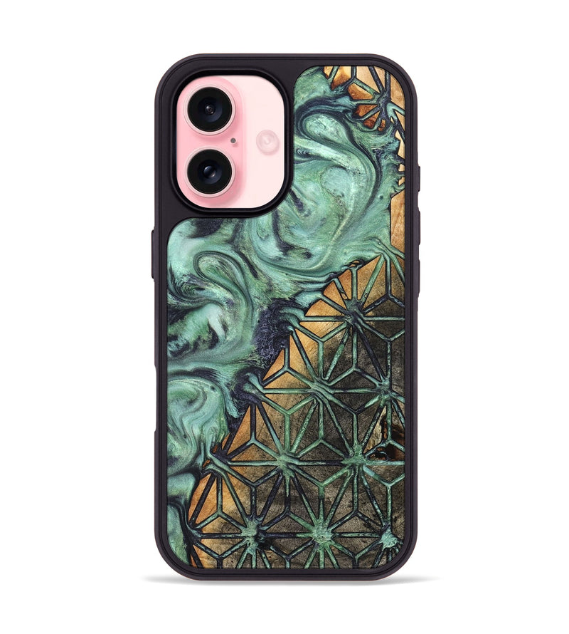 iPhone 16 Wood Phone Case - Merry (Pattern, 825326)