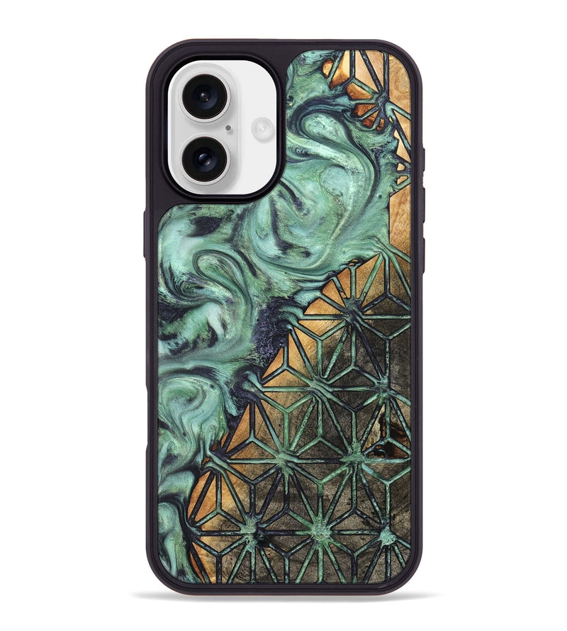 iPhone 16 Plus Wood Phone Case - Merry (Pattern, 825326)