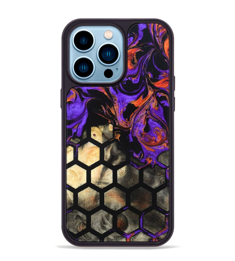 iPhone 14 Pro Max Wood Phone Case - Connie (Pattern, 825329)