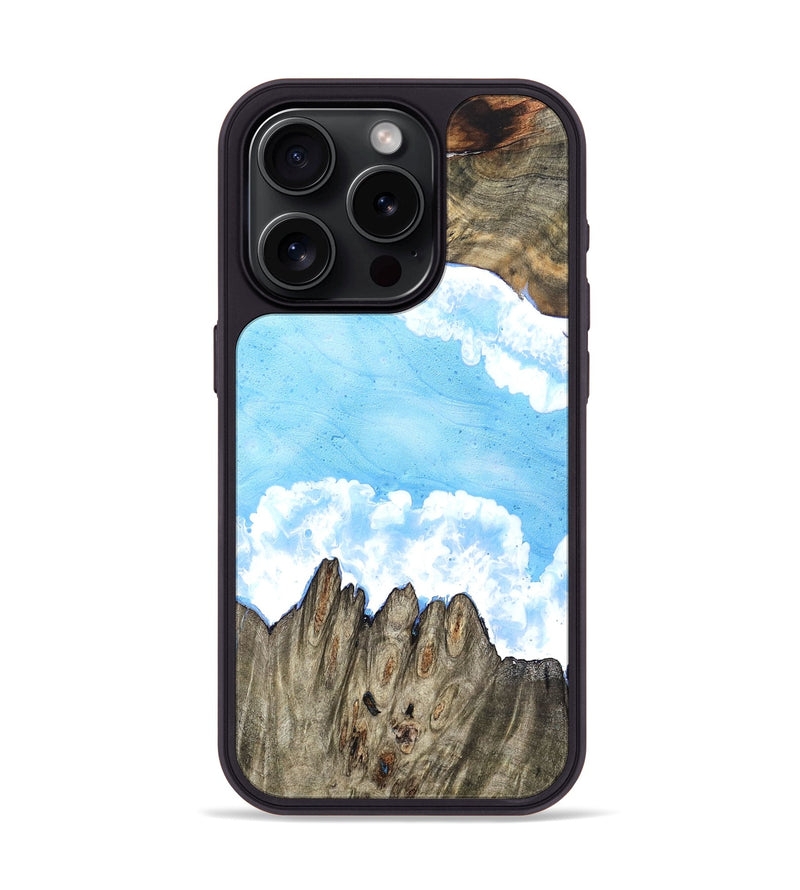 iPhone 15 Pro Wood Phone Case - Davina (Coastal, 825330)