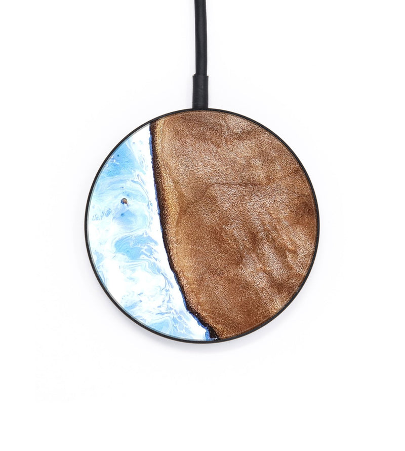 Circle Wood Wireless Charger - Kittie (Coastal, 825334)
