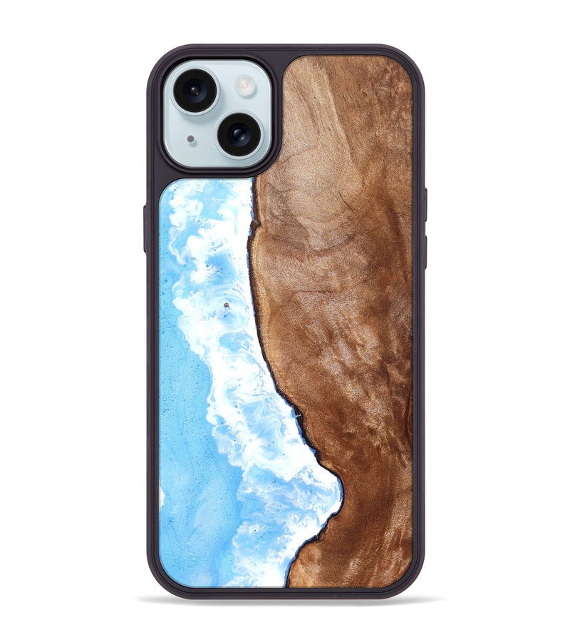 iPhone 15 Plus Wood Phone Case - Kittie (Coastal, 825334)