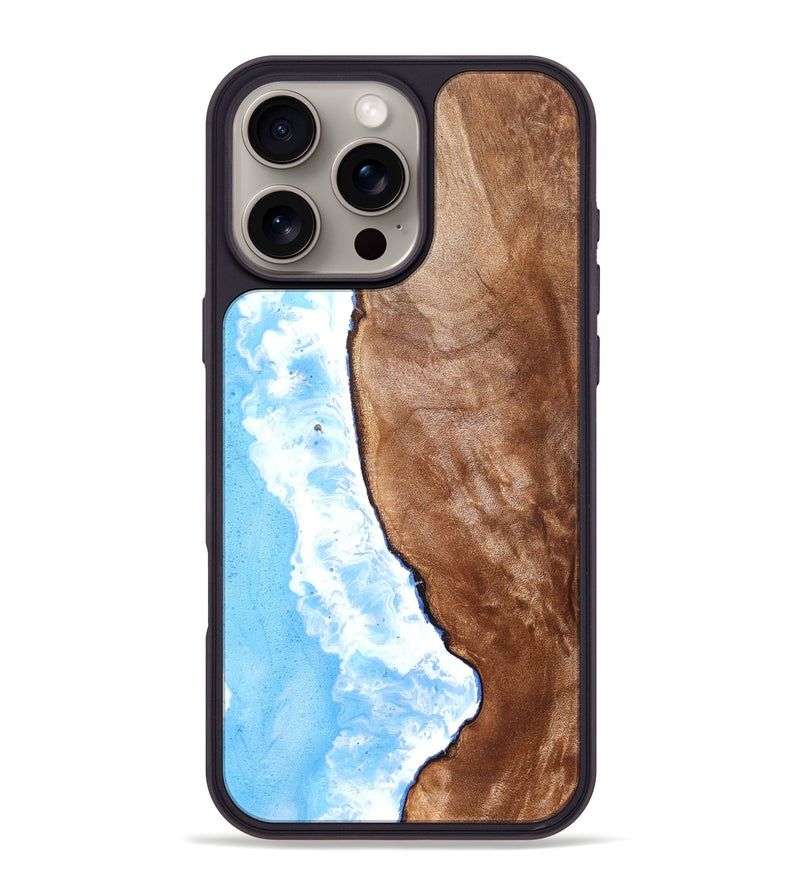 iPhone 16 Pro Max Wood Phone Case - Kittie (Coastal, 825334)