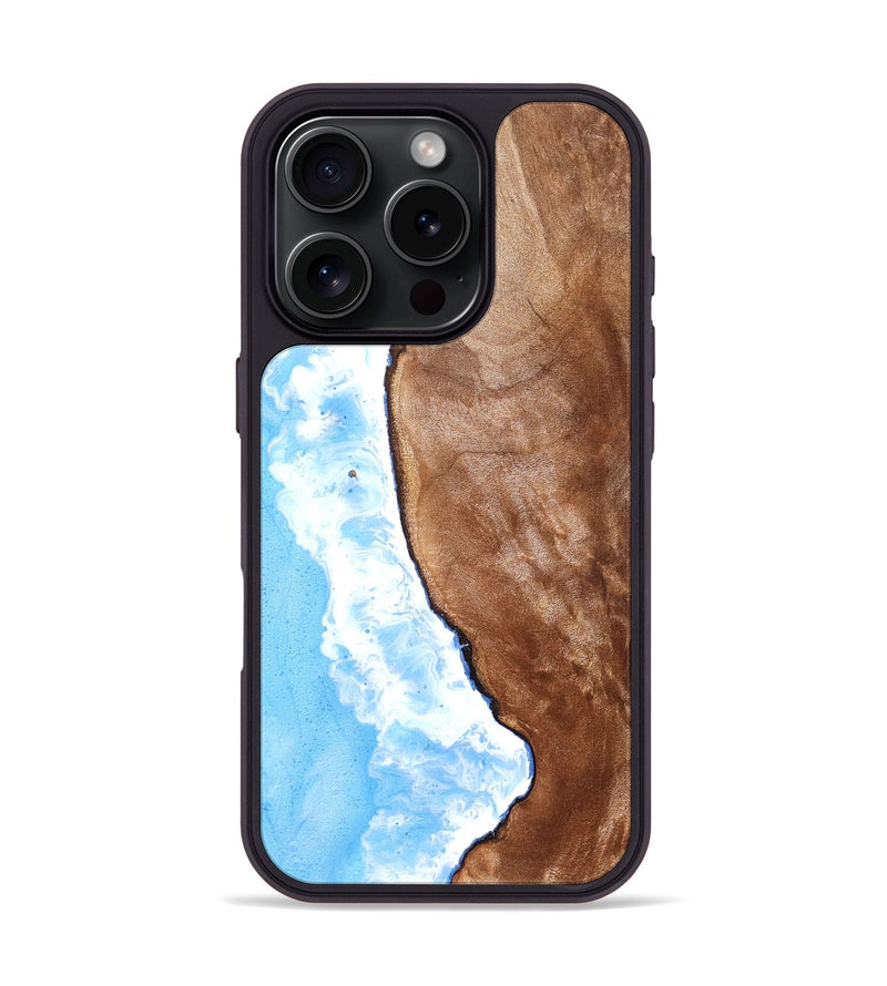 iPhone 16 Pro Wood Phone Case - Kittie (Coastal, 825334)