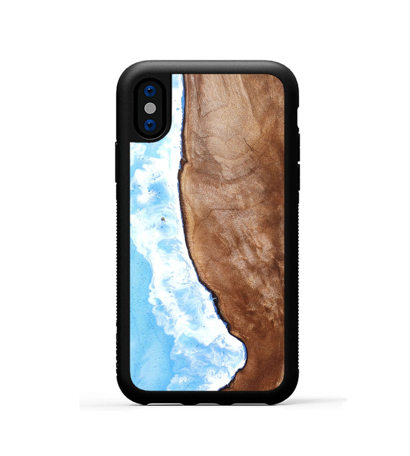 iPhone Xs Wood Phone Case - Kittie (Coastal, 825334)