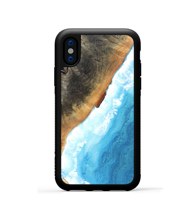 iPhone Xs Wood Phone Case - Ruthann (Coastal, 825337)