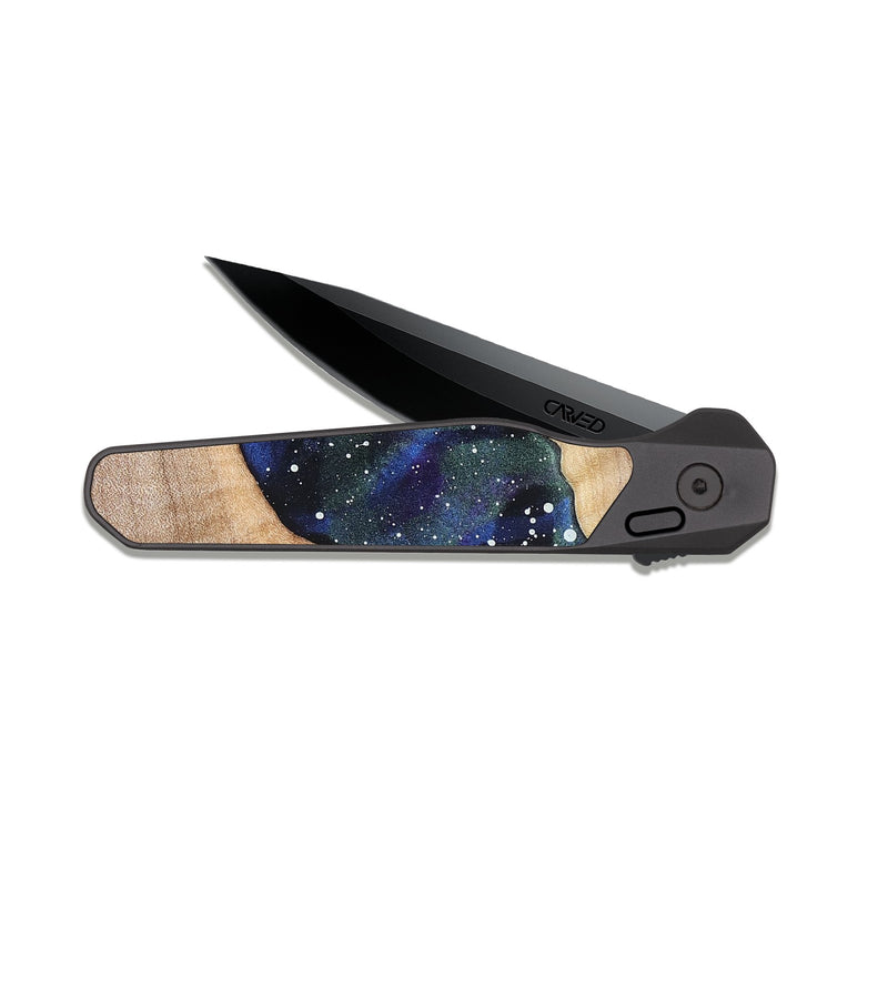 EDC Dark Slate Wood Pocket Knife - Hadley (Cosmos, 825339)