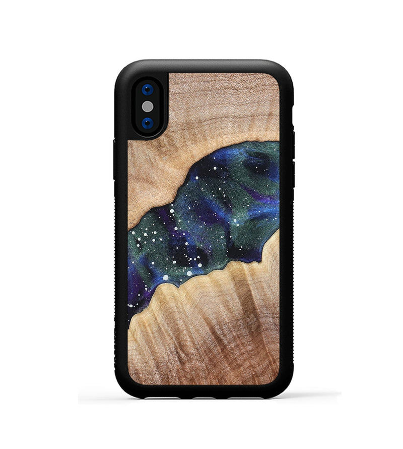 iPhone Xs Wood Phone Case - Hadley (Cosmos, 825339)