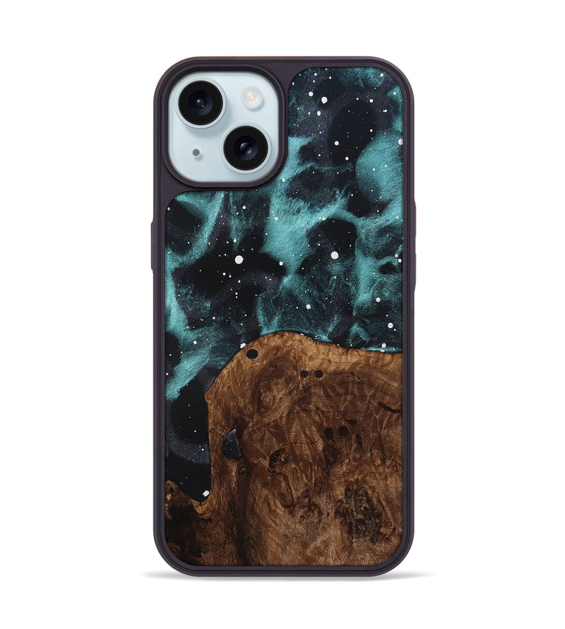 iPhone 15 Wood Phone Case - Edward (Cosmos, 825340)