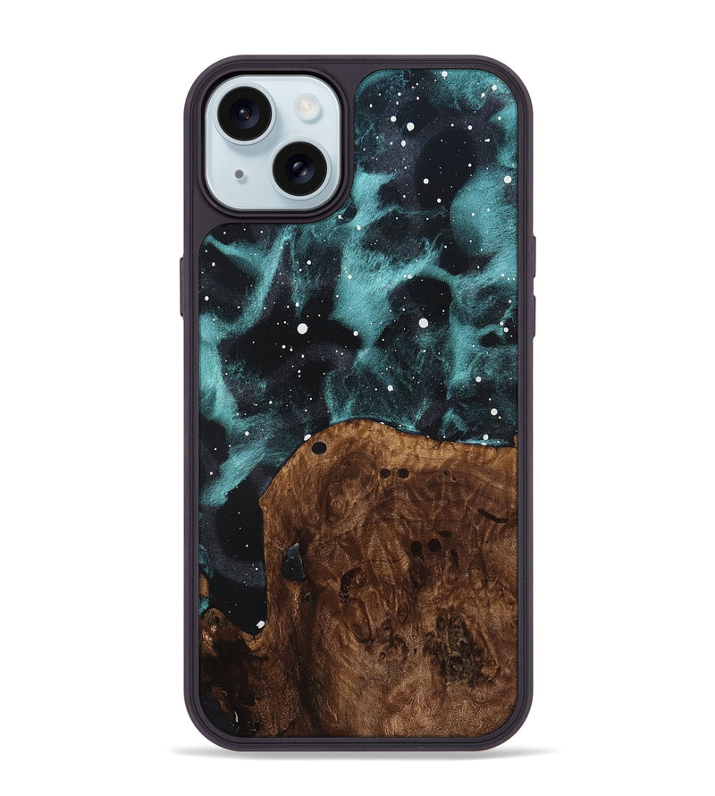iPhone 15 Plus Wood Phone Case - Edward (Cosmos, 825340)
