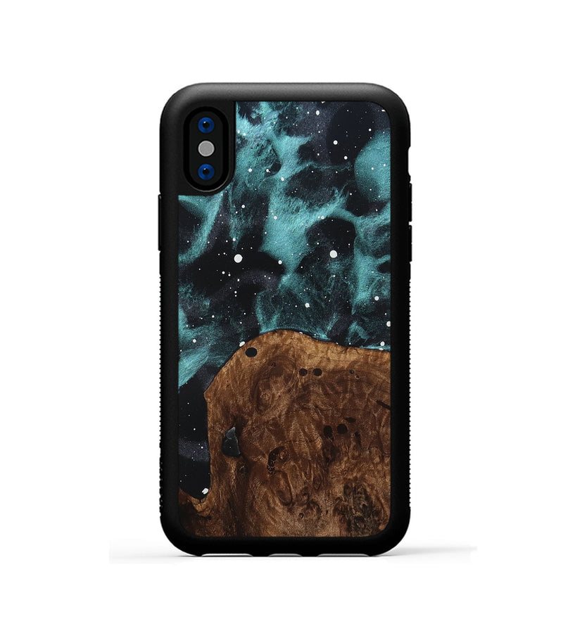 iPhone Xs Wood Phone Case - Edward (Cosmos, 825340)