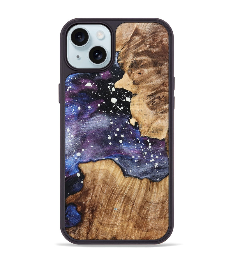 iPhone 15 Plus Wood Phone Case - Eldora (Cosmos, 825341)