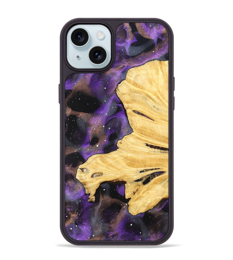 iPhone 15 Plus Wood Phone Case - Obie (Cosmos, 825343)