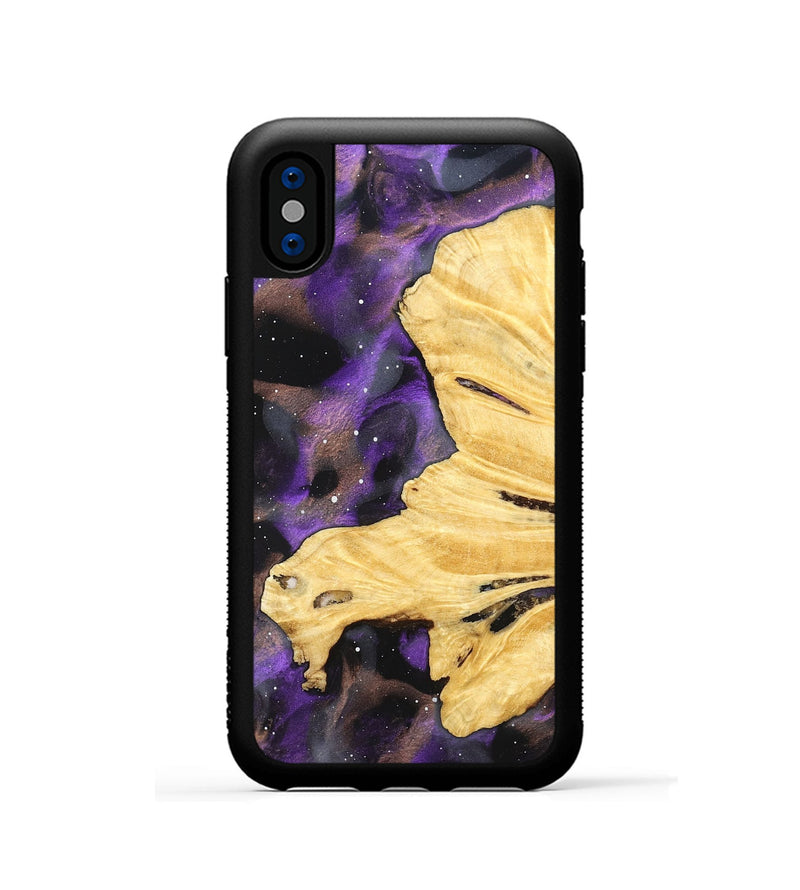 iPhone Xs Wood Phone Case - Obie (Cosmos, 825343)