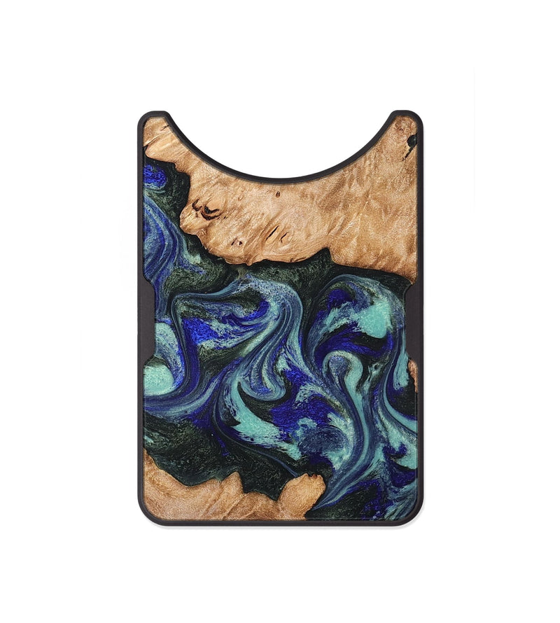 Alloy Wood Wallet - Zendaya (Green, 825345)