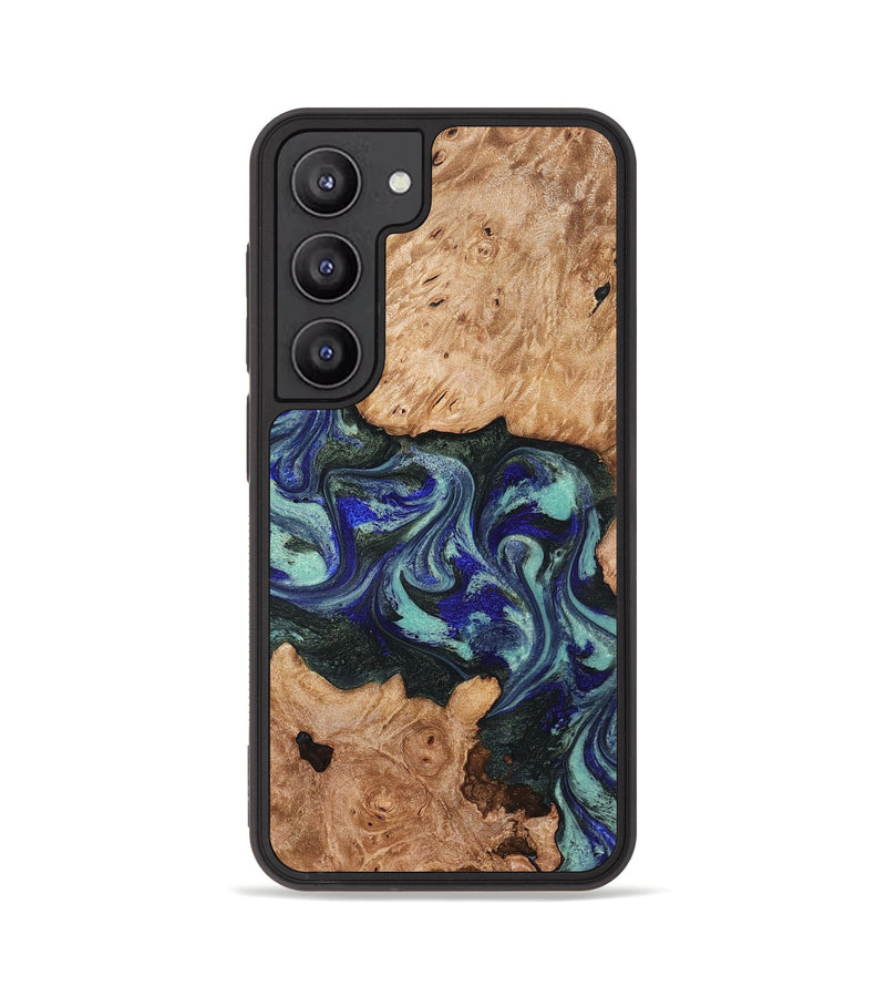Galaxy S23 Wood Phone Case - Zendaya (Green, 825345)