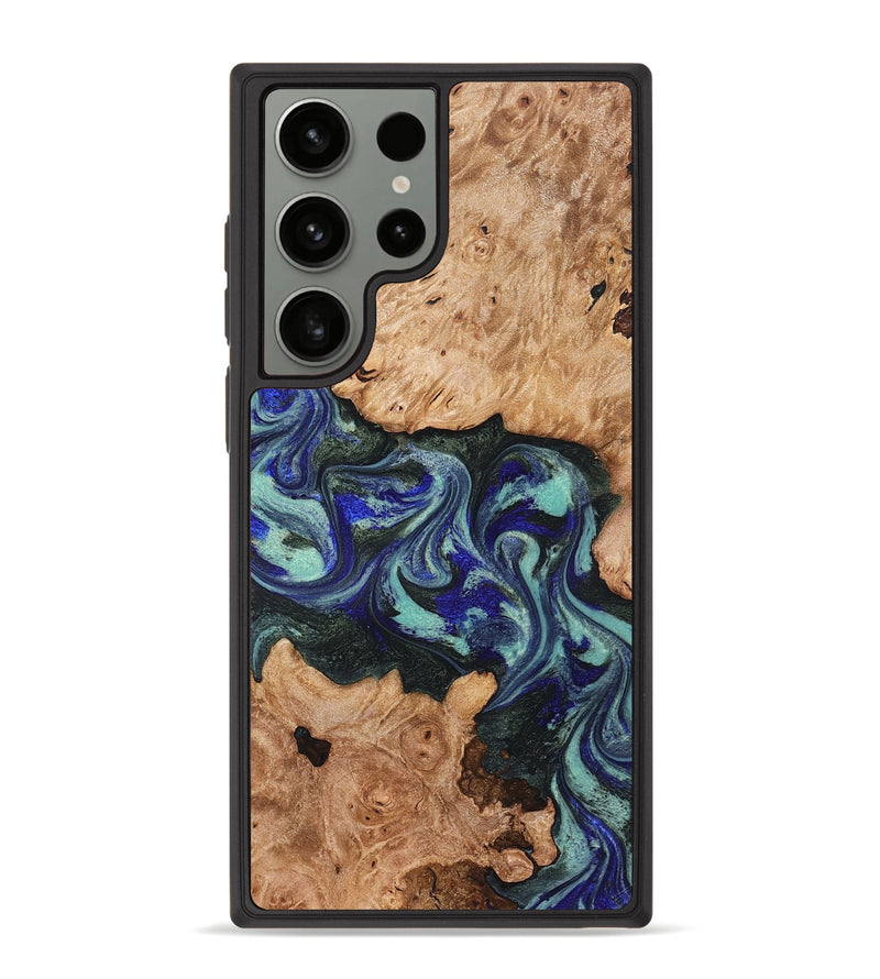 Galaxy S23 Ultra Wood Phone Case - Zendaya (Green, 825345)