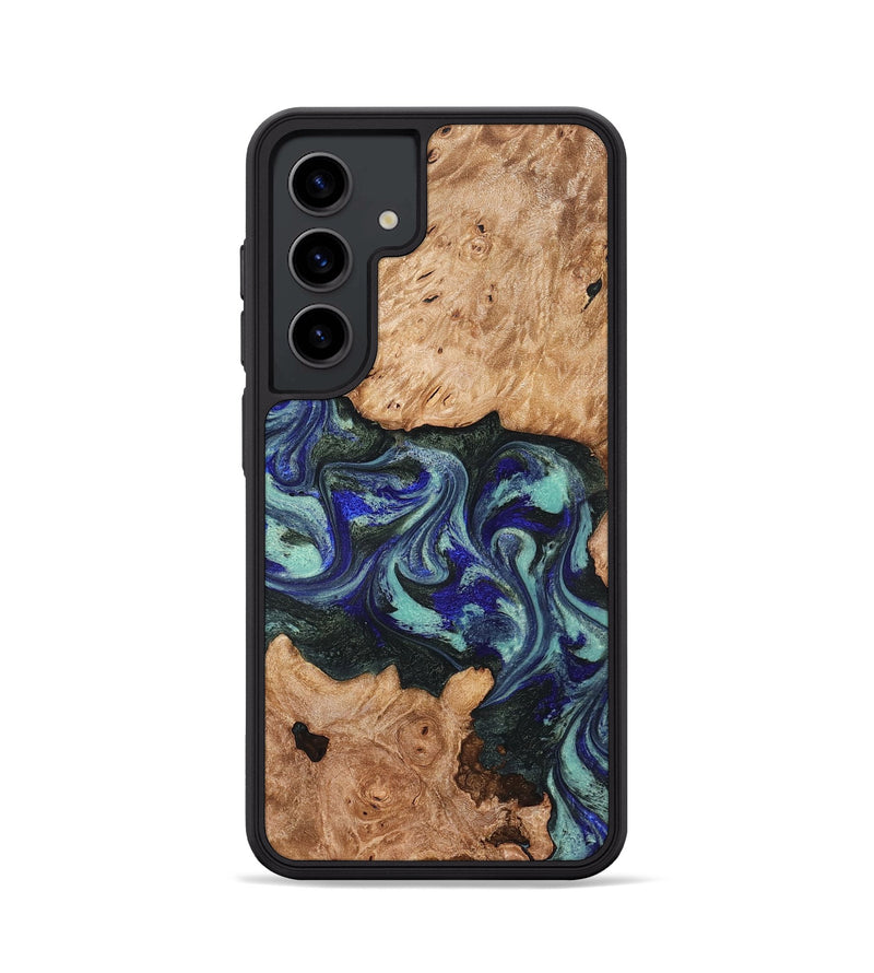 Galaxy S24 Wood Phone Case - Zendaya (Green, 825345)