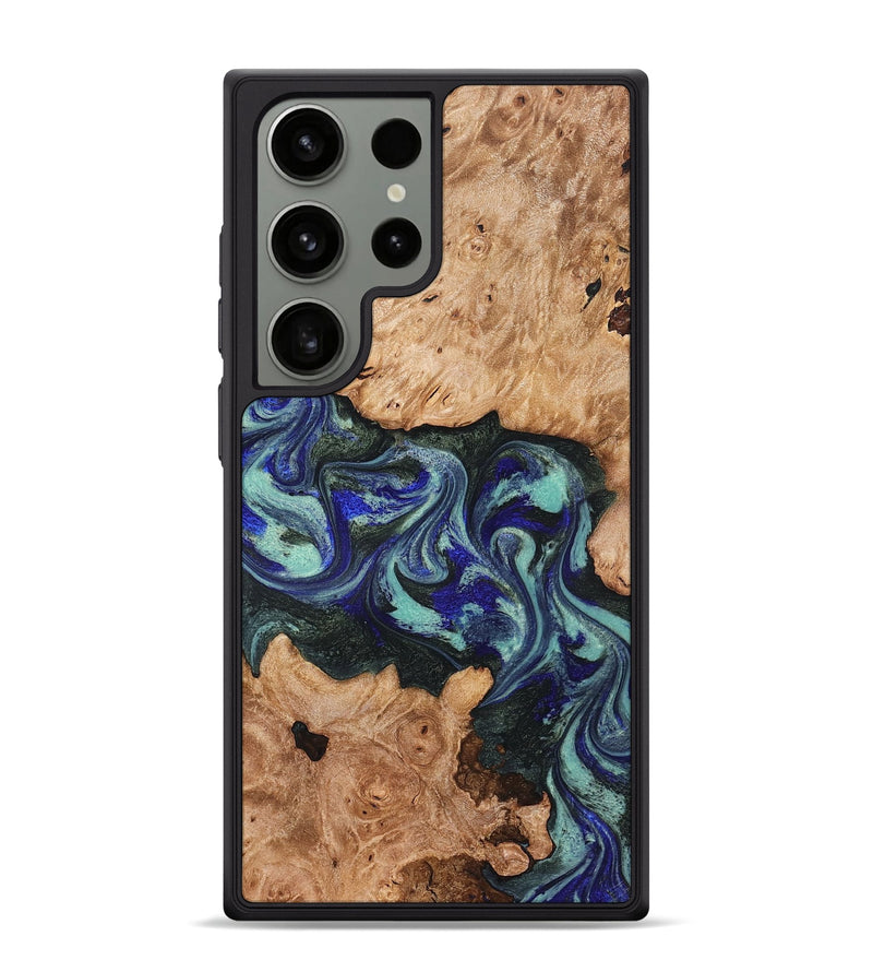 Galaxy S24 Ultra Wood Phone Case - Zendaya (Green, 825345)