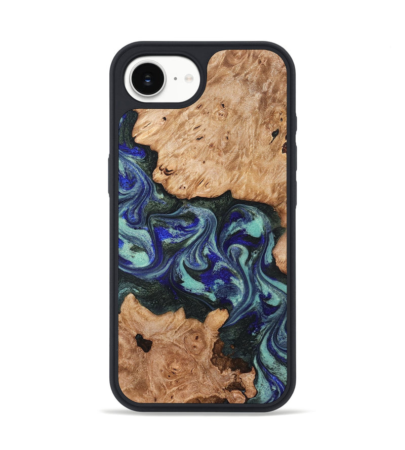 iPhone 16e Wood Phone Case - Zendaya (Green, 825345)