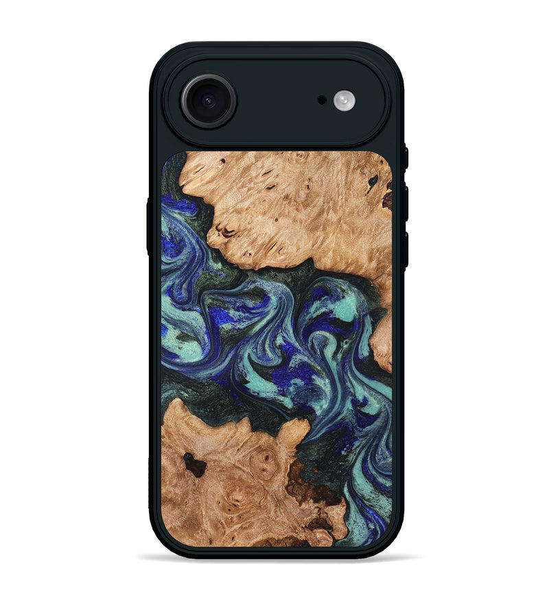 iPhone 17 Air Wood Phone Case - Zendaya (Green, 825345)