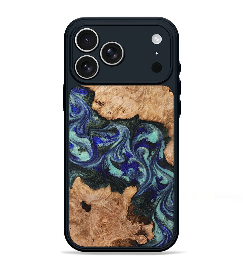 iPhone 17 Pro Max Wood Phone Case - Zendaya (Green, 825345)