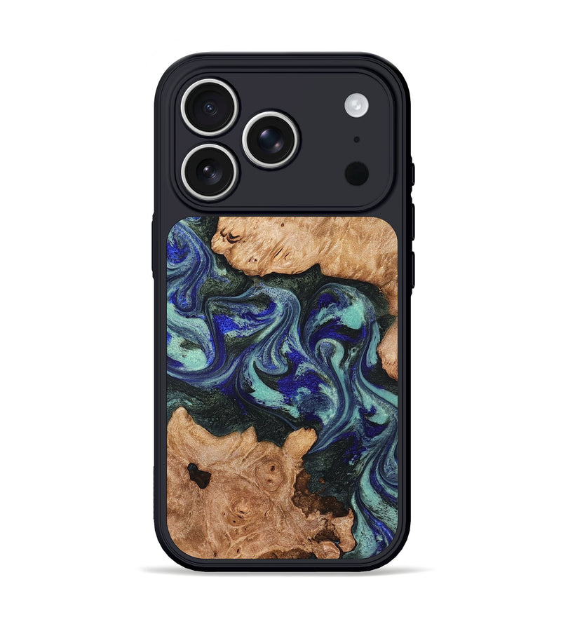 iPhone 17 Pro Wood Phone Case - Zendaya (Green, 825345)