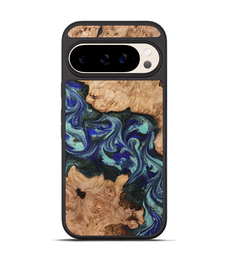 Pixel 10 Wood Phone Case - Zendaya (Green, 825345)
