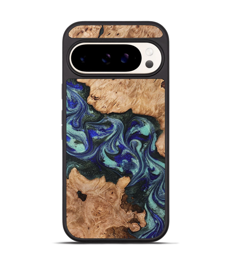 Pixel 9 Wood Phone Case - Zendaya (Green, 825345)