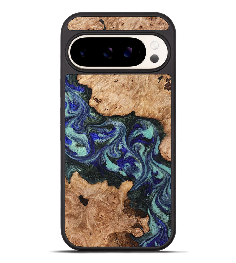 Pixel 9 Pro XL Wood Phone Case - Zendaya (Green, 825345)