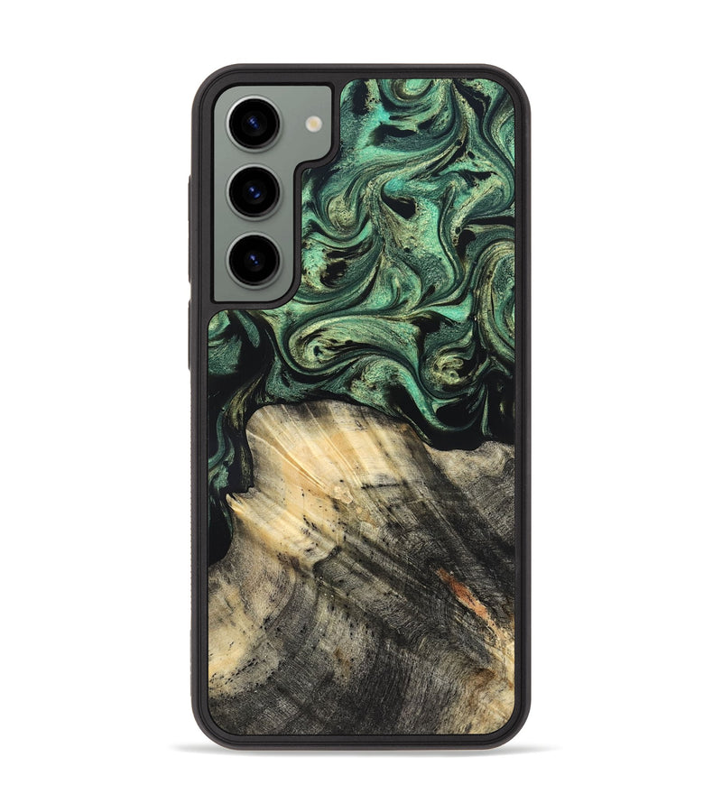 Galaxy S23 Plus Wood Phone Case - Mandy (Green, 825346)
