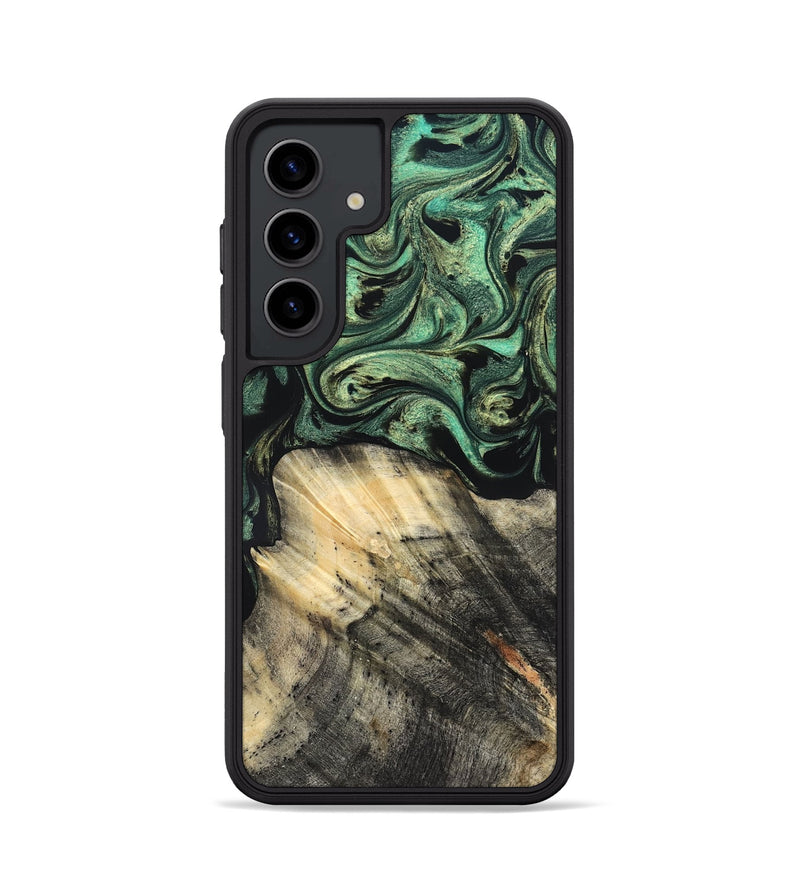 Galaxy S24 Wood Phone Case - Mandy (Green, 825346)