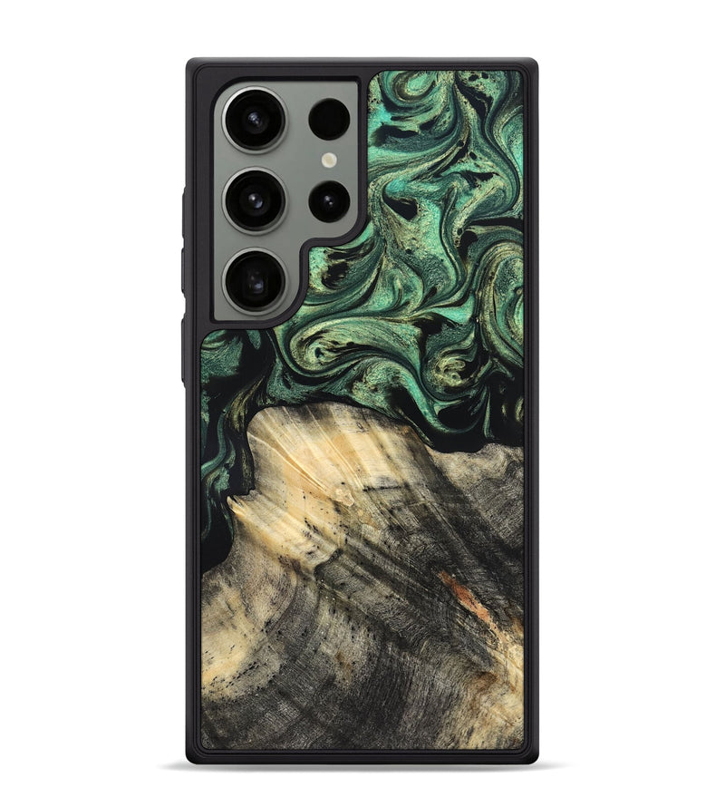 Galaxy S24 Ultra Wood Phone Case - Mandy (Green, 825346)