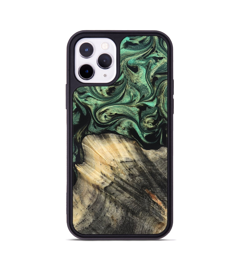 iPhone 11 Pro Wood Phone Case - Mandy (Green, 825346)