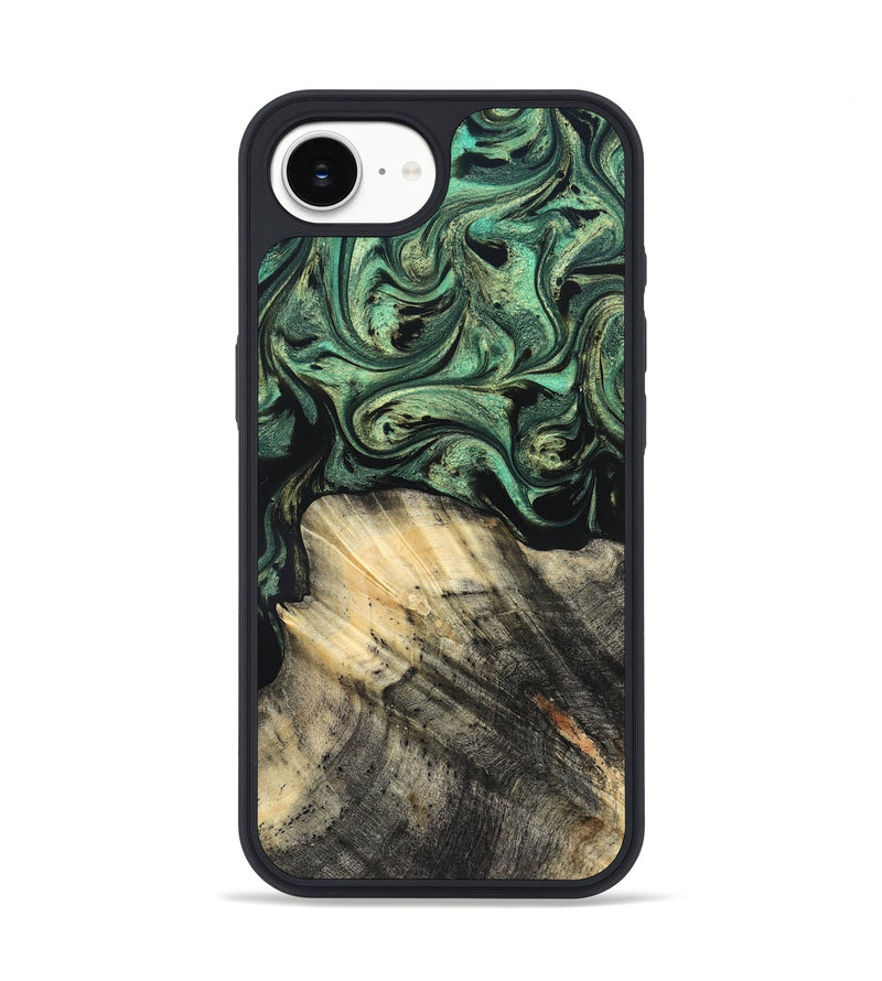 iPhone 16e Wood Phone Case - Mandy (Green, 825346)