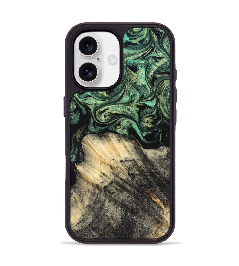 iPhone 17 Wood Phone Case - Mandy (Green, 825346)