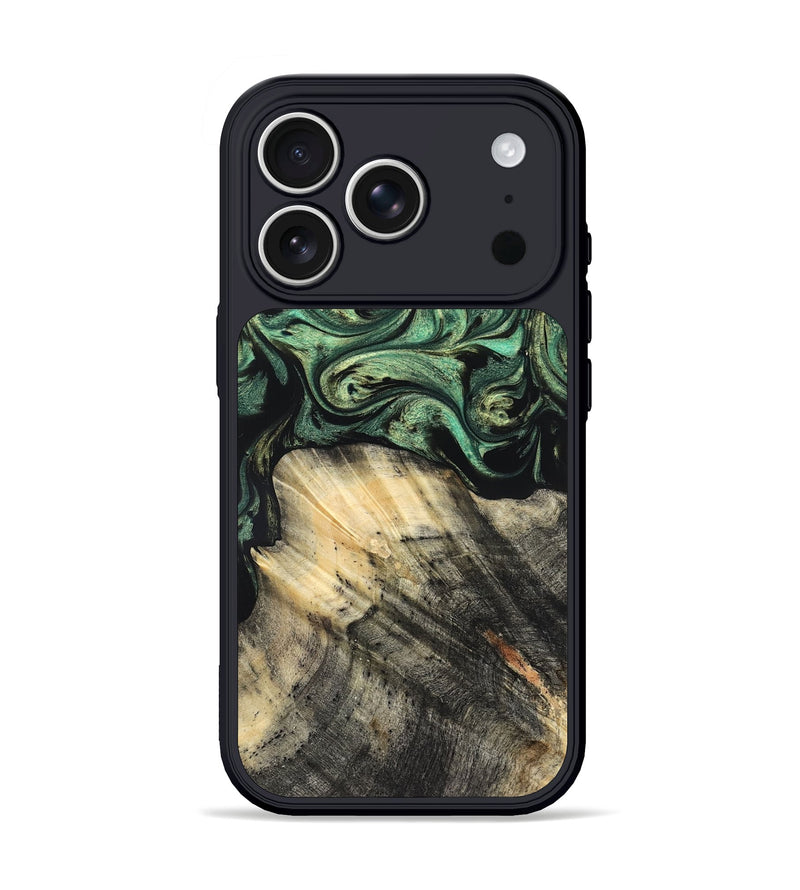 iPhone 17 Pro Wood Phone Case - Mandy (Green, 825346)