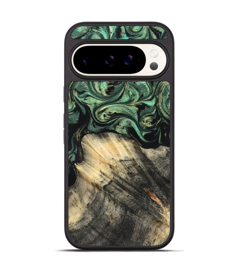 Pixel 9 Wood Phone Case - Mandy (Green, 825346)
