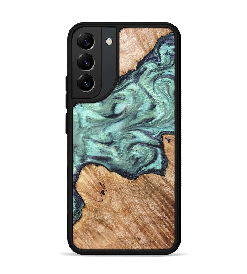 Galaxy S22 Plus Wood Phone Case - Madelyn (Green, 825347)