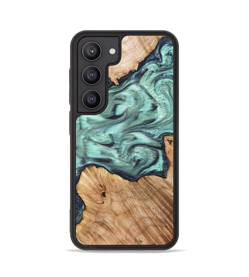 Galaxy S23 Wood Phone Case - Madelyn (Green, 825347)