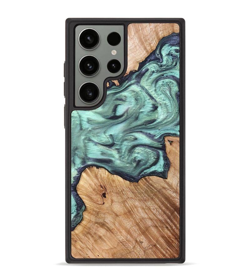 Galaxy S23 Ultra Wood Phone Case - Madelyn (Green, 825347)