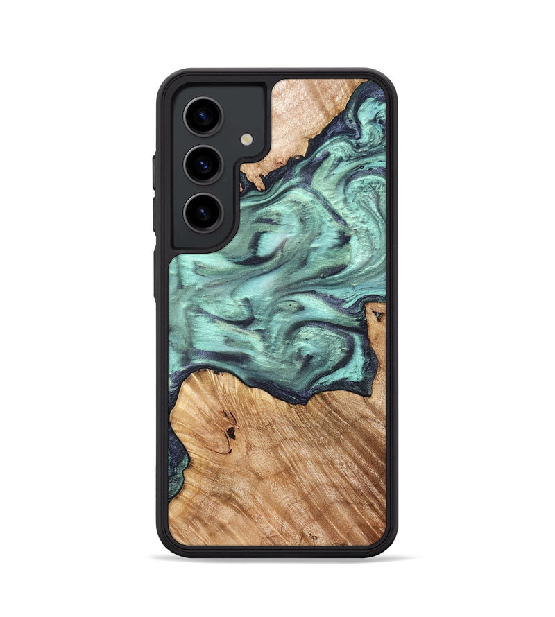 Galaxy S24 Wood Phone Case - Madelyn (Green, 825347)