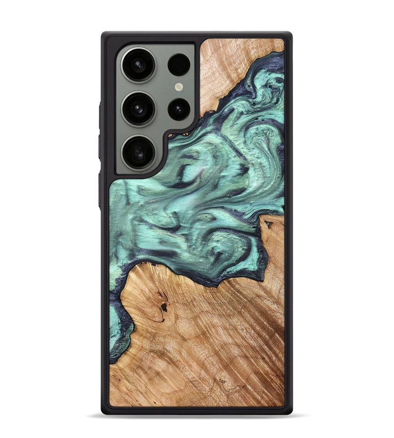 Galaxy S24 Ultra Wood Phone Case - Madelyn (Green, 825347)